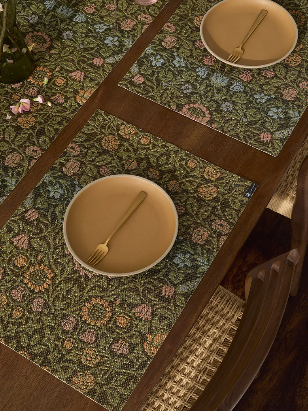 Chilewich Place Settings & Linens|William Morris Placemat in Dark Multi