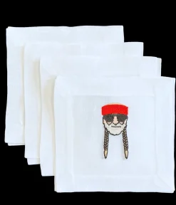 Lettermade Place Settings & Linens|Willie Cocktail Napkins