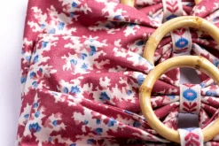 Maria Louise Cottage Place Settings & Linens|Willow Creek Napkin Rings in Red, Set of 4