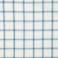 Caravan Place Settings & Linens|Windowpane Napkins in Blue & Natural, Set of 4