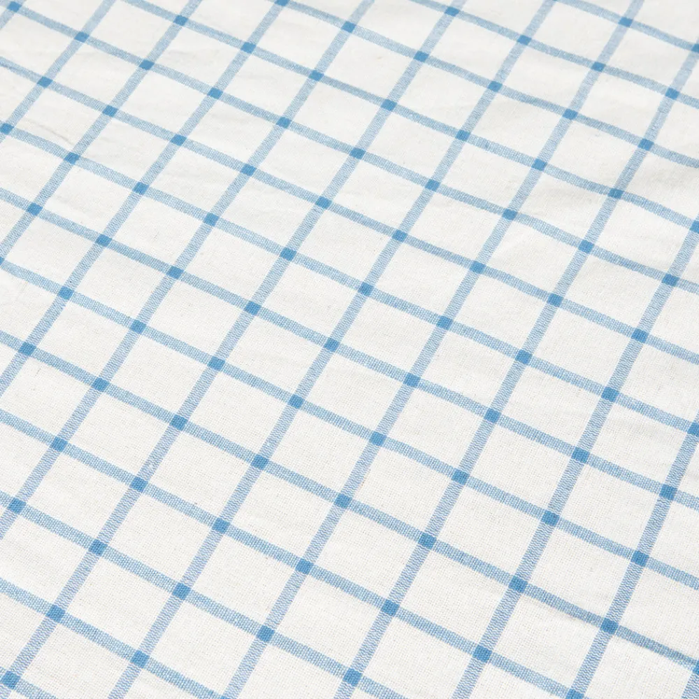 Caravan Place Settings & Linens|Windowpane 60x90 Tablecloth in Blue & Natural