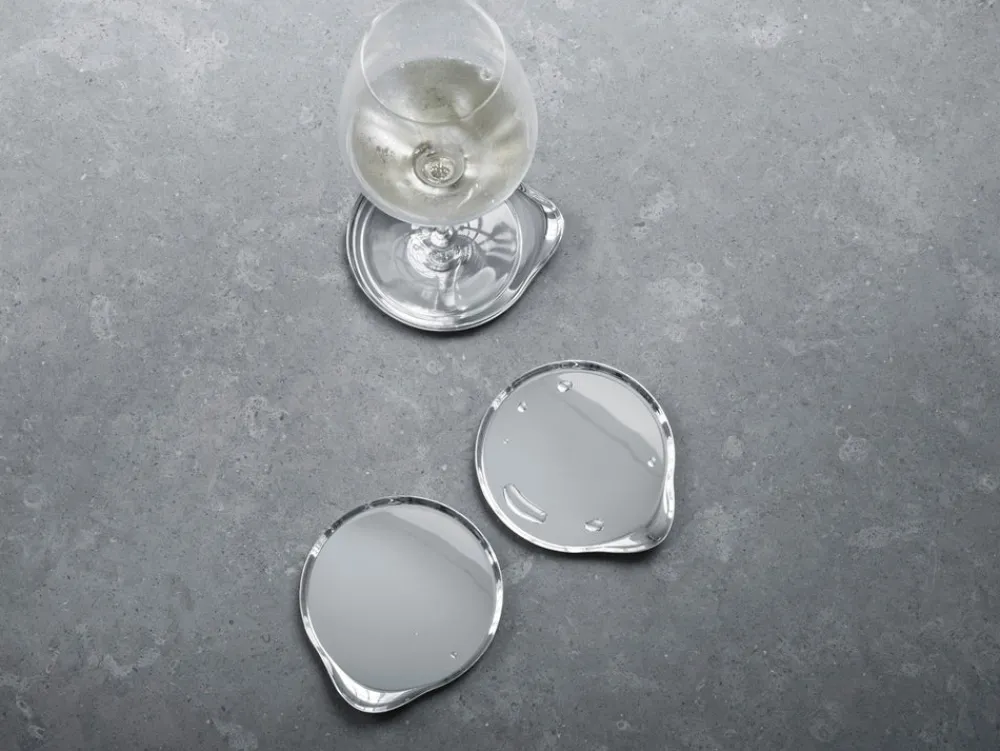 Georg Jensen Bar|Place Settings & Linens|Wine & Bar Coasters, 4 Pcs