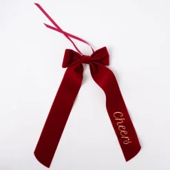 No Reservations Place Settings & Linens|Wine Bow “Cheers”