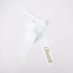 No Reservations Place Settings & Linens|Wine Bow “Cheers”