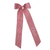 No Reservations Place Settings & Linens|Wine Bow “Ciao” in Red Gingham with White