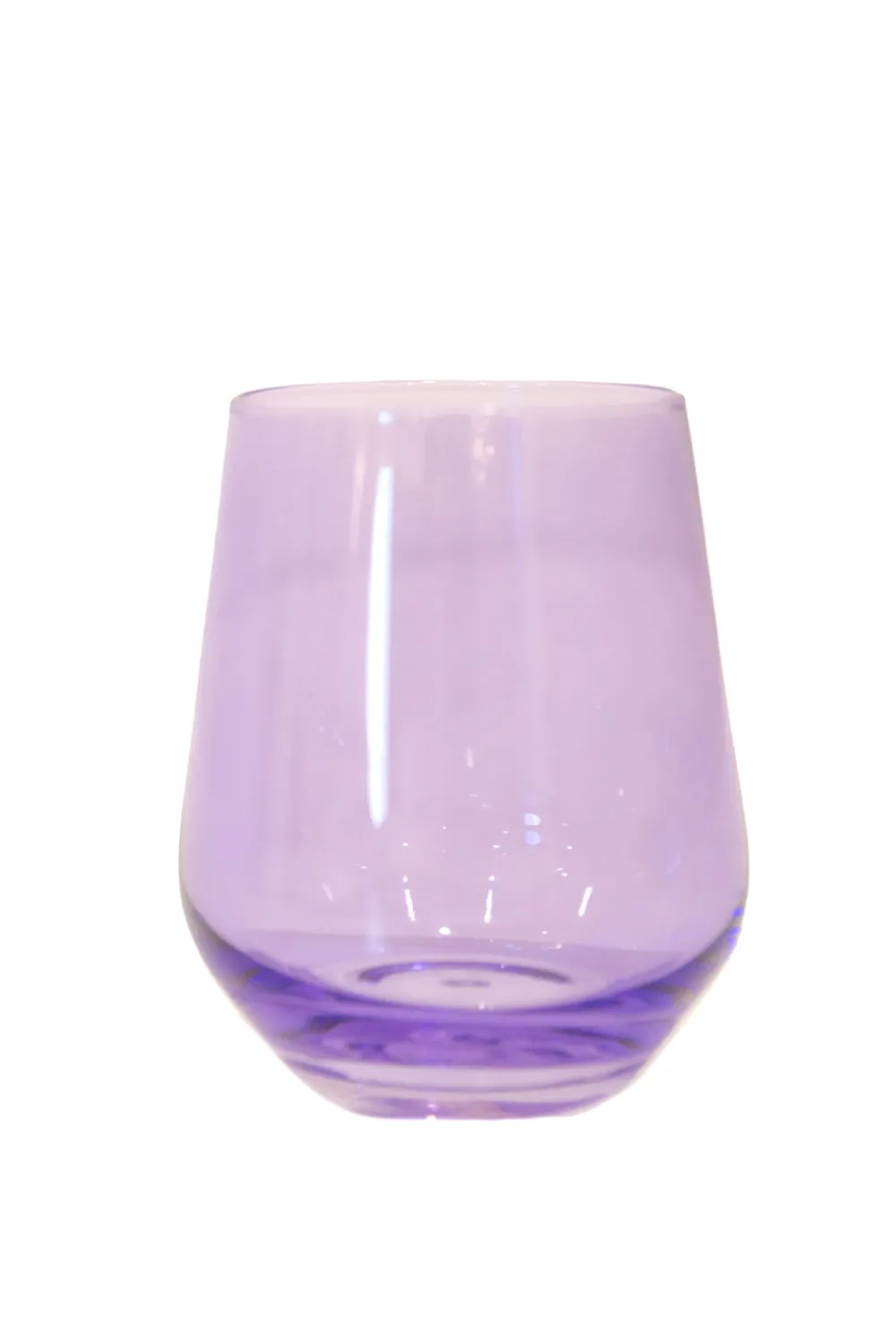 Estelle Colored Glass Glassware|Wine Stemless, Custom Set of 6
