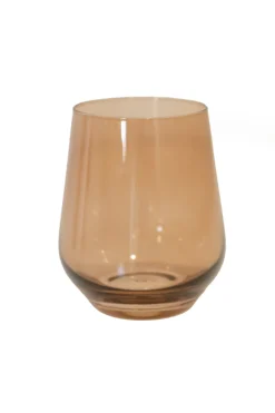 Estelle Colored Glass Glassware|Wine Stemless, Custom Set of 6