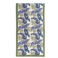 Couleur Nature Place Settings & Linens|Wisteria Green & Blue Runner