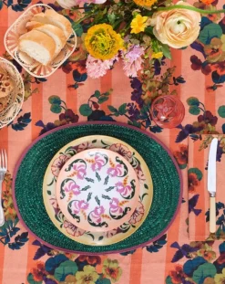 Cabana Place Settings & Linens|Wisteria Tablecloth, Square