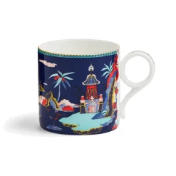 Wedgwood Dinnerware|Wonderlust Mug in Blue Pagoda
