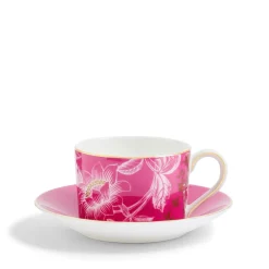 Wedgwood Dinnerware|Wonderlust Tonquin Teacup & Saucer in Pink
