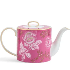 Wedgwood Dinnerware|Wonderlust Tonquin Teapot in Pink