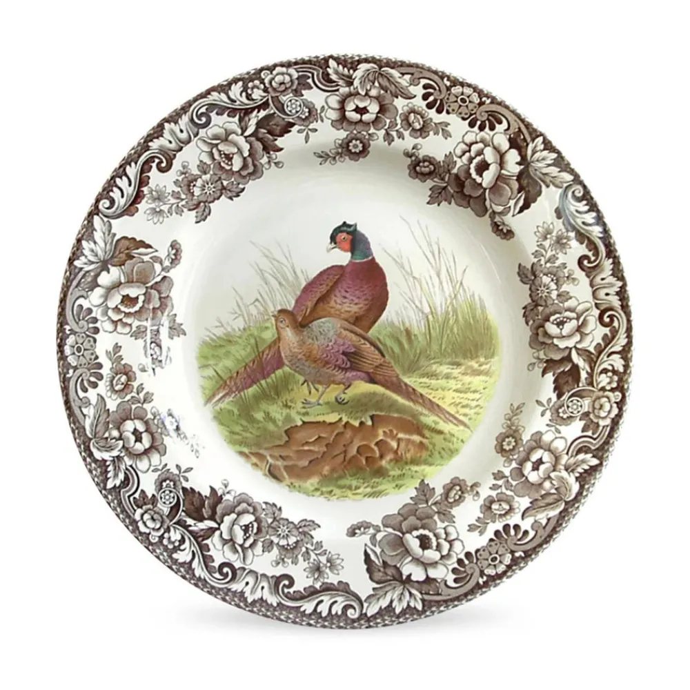 Spode Dinnerware|Woodland Dinner Plate with Pheasant