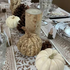 Flying Sheep Country Place Settings & Linens|Woodland Leaves Place Cards