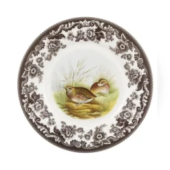 Spode Dinnerware|Woodland Luncheon Plate with Quail