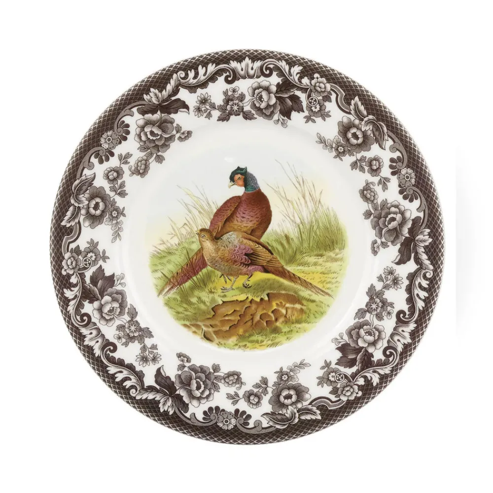 Spode Dinnerware|Woodland Luncheon Plate with Pheasant