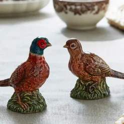 Spode Dinnerware|Woodland Pheasant Salt and Pepper