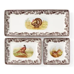 Spode Dinnerware|Woodland 3-Piece Nesting Trays