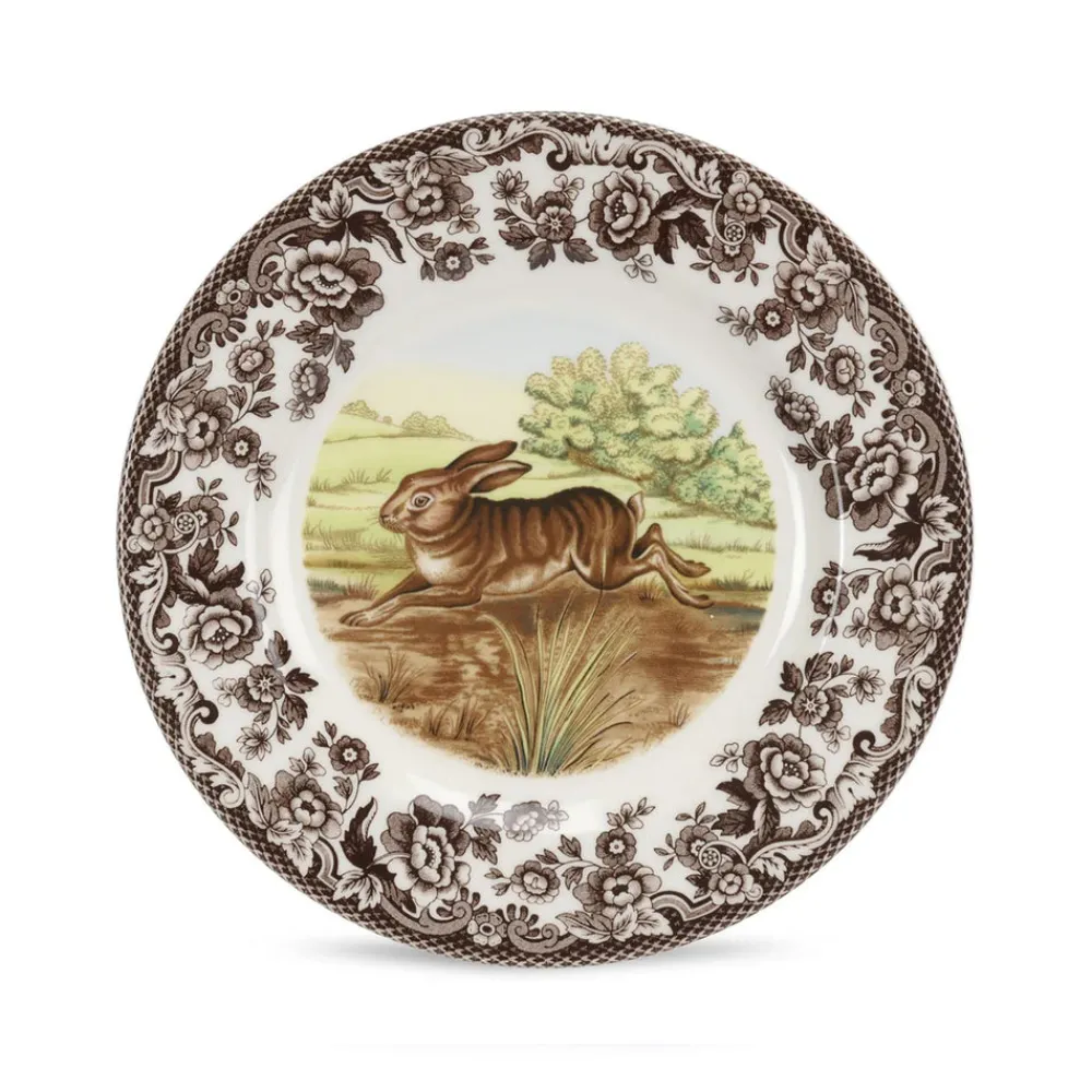 Spode Dinnerware|Woodland Salad Plate with Rabbit