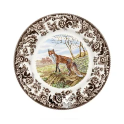 Spode Dinnerware|Woodland Salad Plate with Red Fox