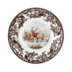 Spode Dinnerware|Woodland Salad Plate with Elk