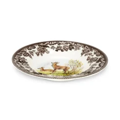 Spode Dinnerware|Woodland Soup Plate with Deer