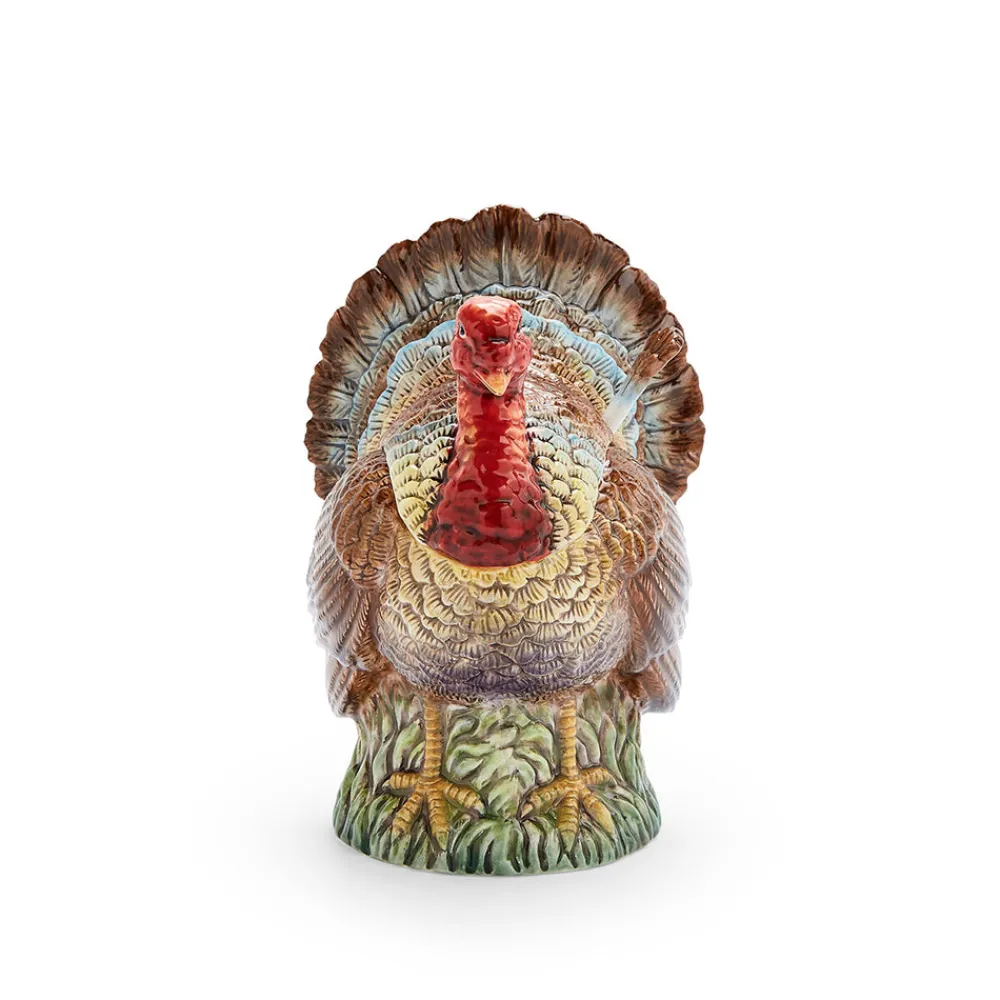 Spode Dinnerware|Woodland Turkey Gravy Boat with Ladle