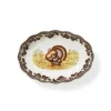 Spode Dinnerware|Woodland Turkey Oval Fluted Dish