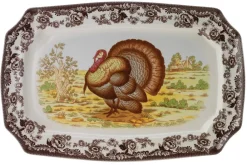 Spode Dinnerware|Woodland Turkey Rectangular Platter
