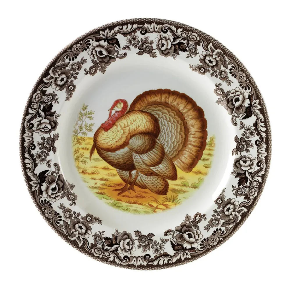 Spode Dinnerware|Woodland Turkey Round Platter