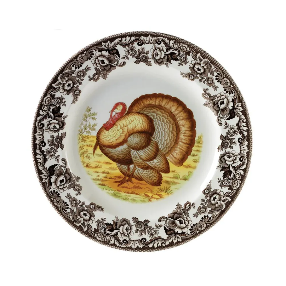 Spode Dinnerware|Woodland Turkey Salad Plate