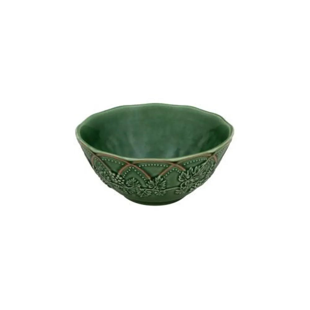 Bordallo Pinheiro Dinnerware|Woods Cereal Bowl 15.5 oz in Green & Brown