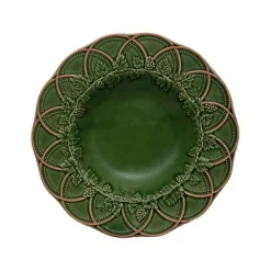 Bordallo Pinheiro Dinnerware|Woods Pasta Plate in Green/Brown