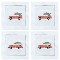 Chefanie Place Settings & Linens|Woody Tree Cocktail Napkins, Set of 4