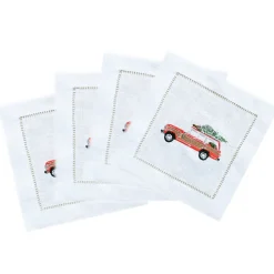 Chefanie Place Settings & Linens|Woody Tree Cocktail Napkins, Set of 4