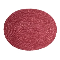 Cabana Wicker|Place Settings & Linens|Woven Raffia Placemat in Deep Purple