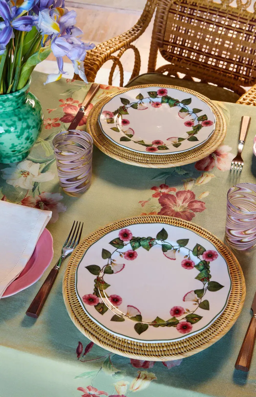 Cabana Place Settings & Linens|Woven Sabbia Halo Placemat